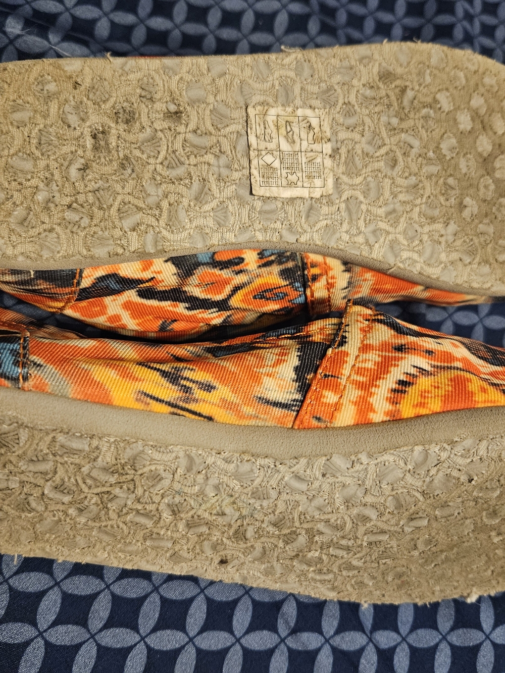 BOBS from Skechers Orange Multi Slip-On Flats - Picture 5 of 6